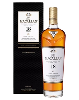 Macallan 18 år Sherry Oak Cask 2024 Highland Single Malt Scotch Whisky 70 cl